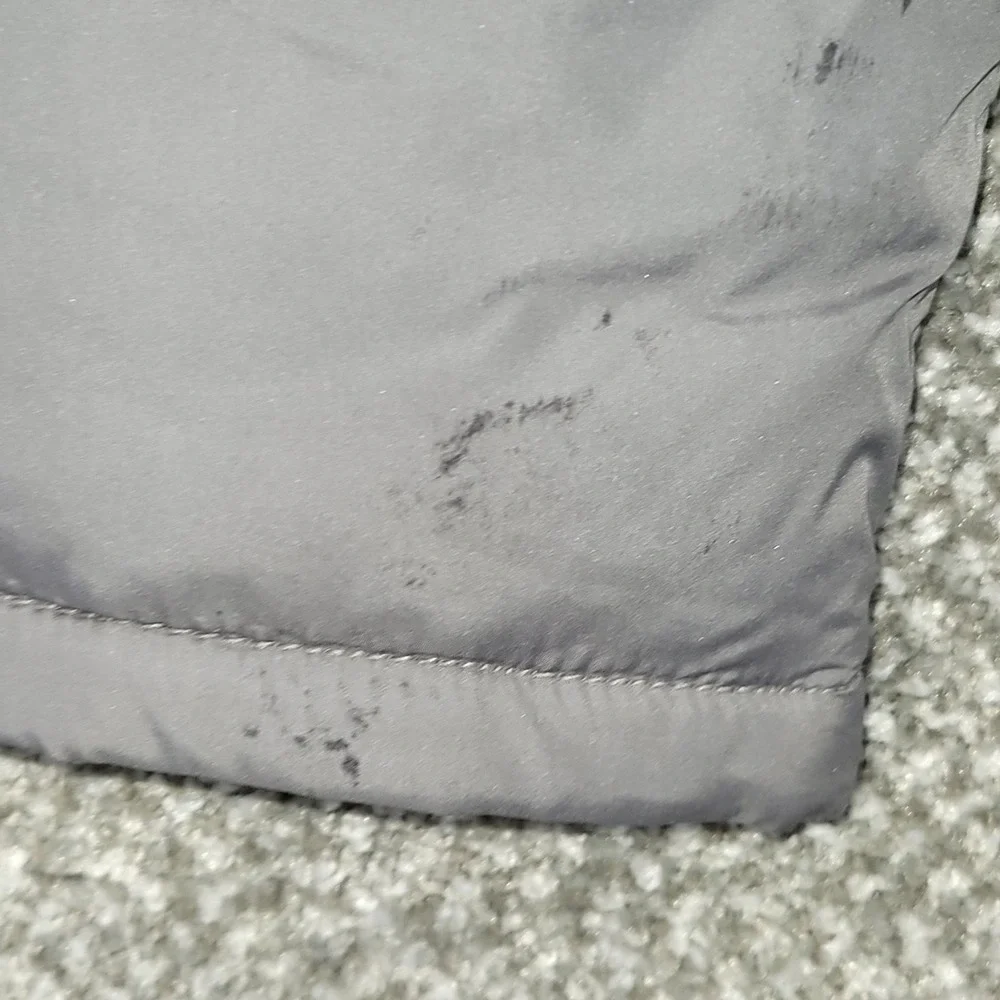 Old Navy Infant Snow Bibs 12-18M Gray Insulated Winter Overalls Blank Slate